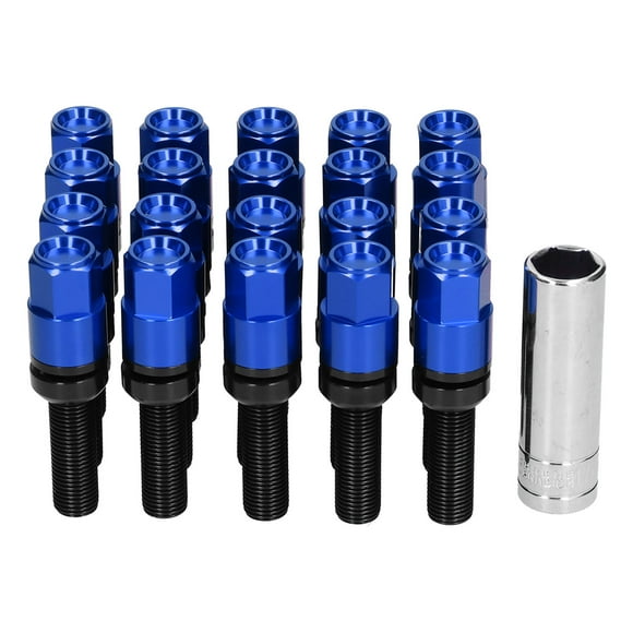 Wheel Lug Nuts,20pcs Steel Extended Lug Lug Bolts Lug Bolts Rapid Response
