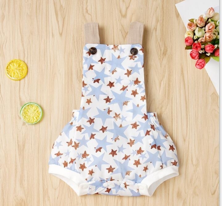 printed romper baby