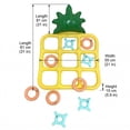 thumbnail image 3 of Inflatable Pineapple Ring Toss Game for Pool, Summer Water Sports Activity Set, Fun Outdoor Throwing Game for Family Gatherings and Backyard Fun, Yellow, 3 of 6