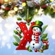 thumbnail image 1 of 26 Letters Christmas Tree Decoration Pendant, Christmas Tree Ornaments DIY, Christmas Decoration Xmas Tree Hanging Decor, Elegant Style, High-Quality Craftsmanship, Festive Home Decor, for Bedroom, 1 of 9