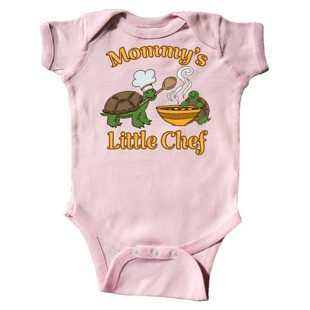 

Inktastic Mommy s Little Chef with Cute Turtles Gift Baby Boy or Baby Girl Bodysuit
