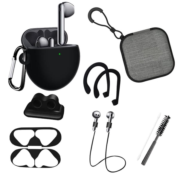 Funda y Kit de Accesorios 9 en 1 Gadget Collection Mx para Huawei Freebuds 4 negro