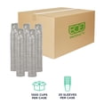 thumbnail image 2 of Tazas de café grandes desechables compostables World Art de 12 oz, caja de 1000 unidades, vaso de papel caliente renovable, forro de PLA a base de plantas, codificado por colores, 2 of 9