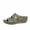 Green, variant on Embroidered Cutout Wedge Mule Sandals For Women Open Toe Slip On Comfort Casual Footwear
