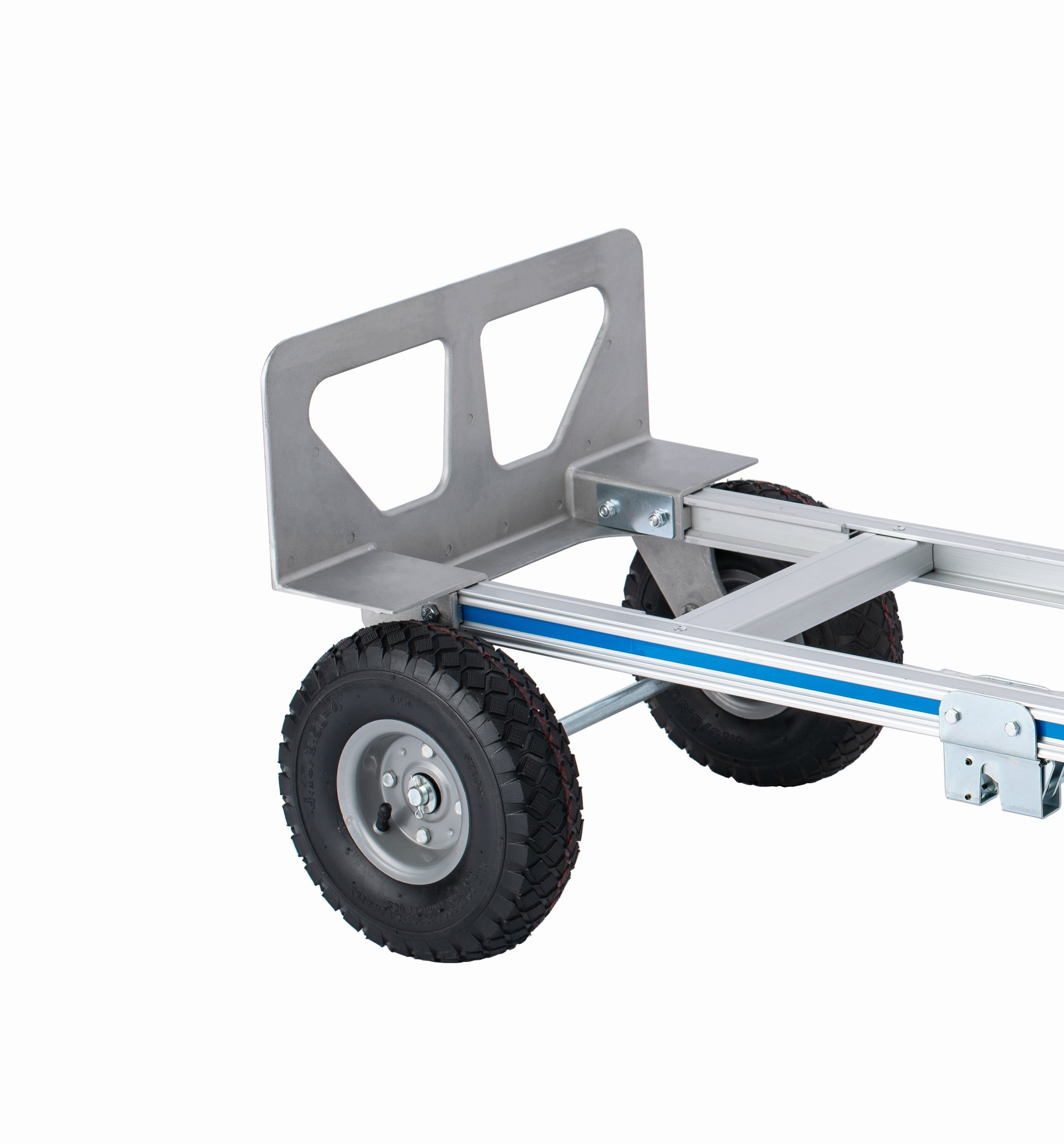 SHZOND 2 in 1 Convertible Hand Truck,  1000 LBS Weight Capacity Heavy Duty Hand Truck, 4 Wheels Durable Aluminum and Steel Construction Hand Truck Dolly with  Nose Plate