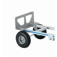 thumbnail image 6 of SHZOND 2 in 1 Convertible Hand Truck,  1000 LBS Weight Capacity Heavy Duty Hand Truck, 4 Wheels Durable Aluminum and Steel Construction Hand Truck Dolly with  Nose Plate, 6 of 6