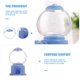 thumbnail image 2 of Plastic Gumball Machines Toys Mini Candy Dispenser Candy Grab Machines Party Favor, 2 of 3