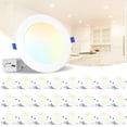 thumbnail image 1 of Luz LED empotrada LEDIARY de 6 pulgadas y 9 W, regulable, 2700 K-6000 K, 1 of 7