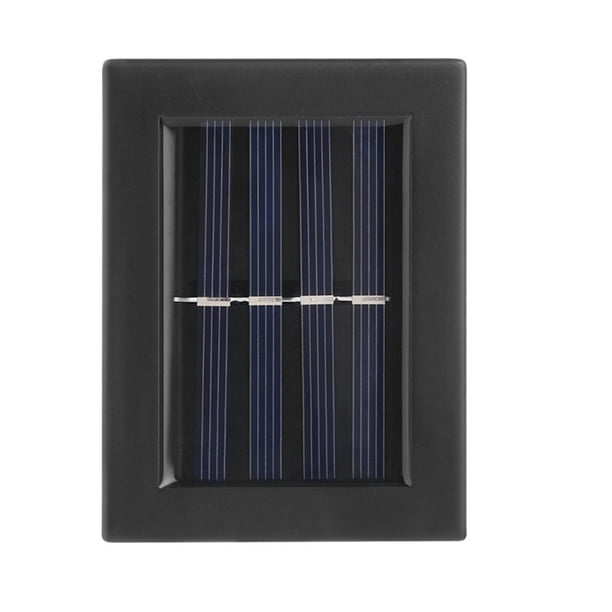 Toystoory 2 uds., lámpara LED de pared Solar, lámpara de noche de ahorro de energía IP65, luz impermeable para jardín al aire libre, luz de escalera de Iluminación y accesorios Luz blanca Toystoory HA006237-01B