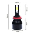 thumbnail image 6 of Led Headlight Bulbs H11/H9/H8- 100W 11000LM Conversion Kits 6000K Hi/Lo Beam,C9 Led Bulb Replacement for Halogen,2Pcs, 6 of 9