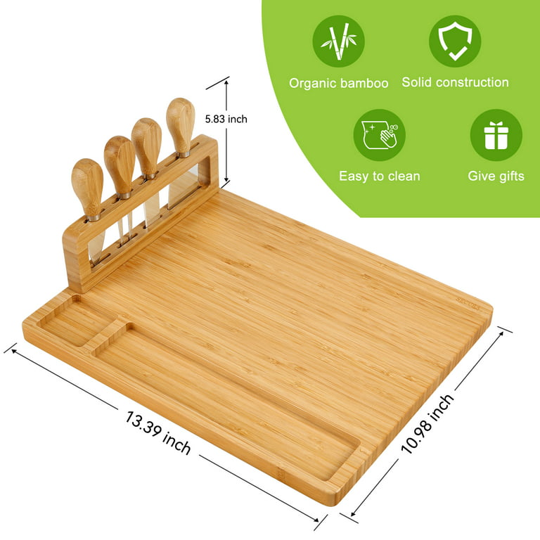 Large Bamboo Cutting Board | Buy A Bamboo Wood Cutting & Serving Board - Smirly