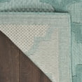 thumbnail image 5 of Nourison Easy Care 8' x 10' Aqua/Teal Indoor/Outdoor Rug, 5 of 10