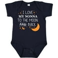thumbnail image 3 of Inktastic I Love My Nonna to the Moon and Back Boys or Girls Baby Bodysuit, 3 of 5