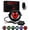 6 Lens-1PC, variant on Dynamic Demon Eye Headlights, 3-Inch LED Devil Eye Kit with 6/33 Animated Modes and Remote Control, 12-36V Synchronized Accent Lights with Color Lenses for Cars