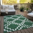 thumbnail image 5 of Addison Rugs Machine Washable Indoor/ Outdoor Chantille Geo Trellis Rug Emerald - 5' x 7'6", 5 of 5