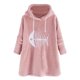 thumbnail image 2 of Sudaderas Con Capucha De Felpa Informales De Invierno Para Mujer, Camisetas De Manga Larga Para Mujer, Jerséis De Espina De Pescado De Felpa Likrtyny Mujer, 2 of 6