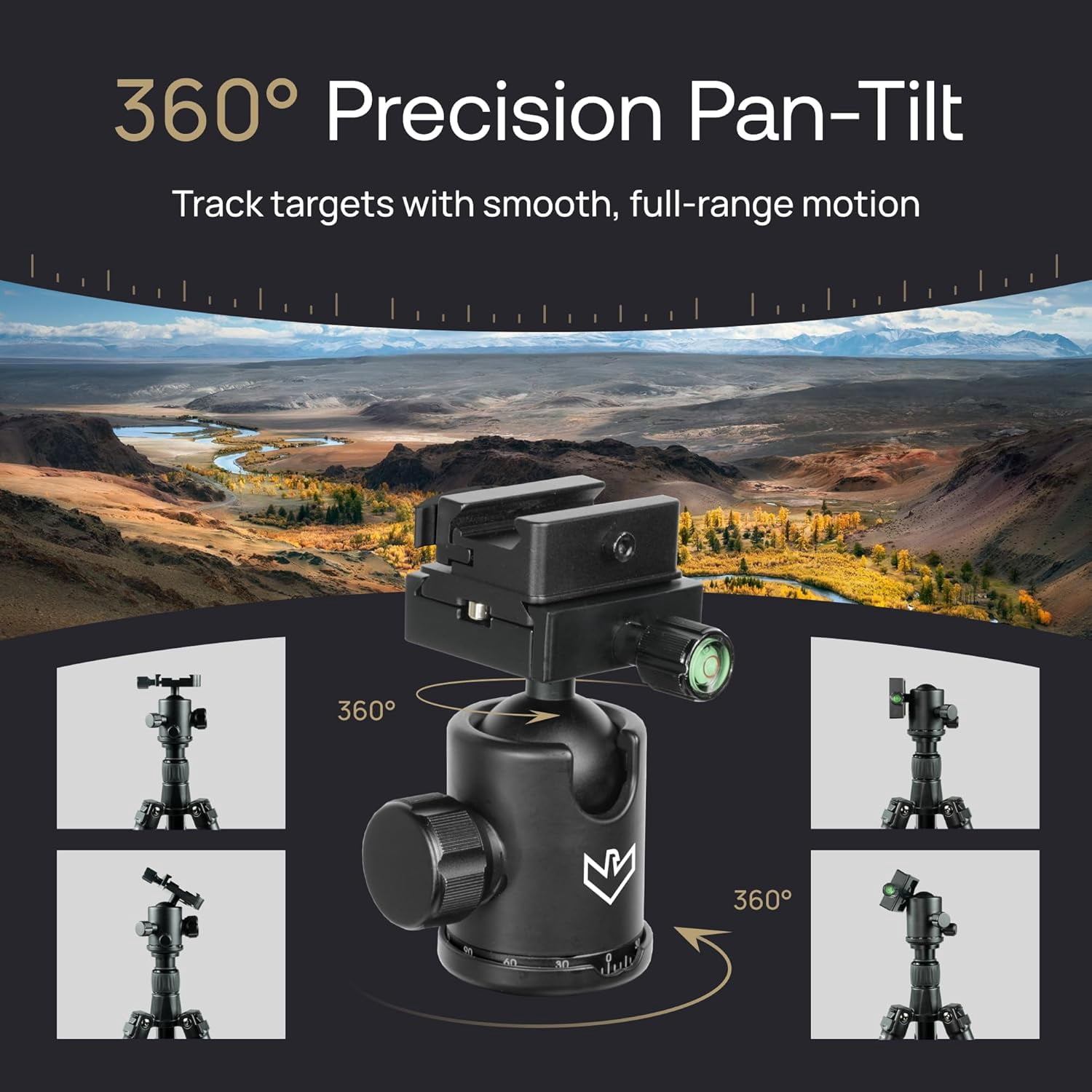 Mighty Hunting and Outdoor Tripod 303 – Aluminum, 155cm Max, 10KG Load Capacity with Carry Bag