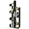 thumbnail image 1 of Gymax 8-Shelf Bookcase Modern Tree Bookshelf Storage Decor Freestanding Black, 1 of 10