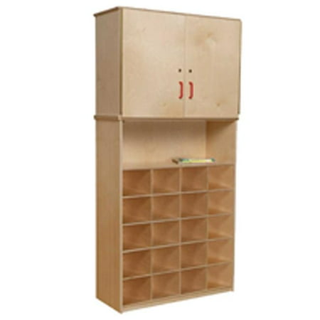 20 Tray Cabinet - Wood Designs 56209 20 Tray Vertical Storage Cabinet Without Trays