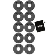 Micro Gainz Standard 1" Fractional Plate Set of .25LB-1.25LB w/ Bag, Made in USA