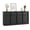 black-2D, variant on Sideboard Buffet Cabinet with Drawers – Modern Storage Buffet Table & Coffee Cabinet for Kitchen, Dining Room & Living Room