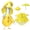 Style A(Yellow), variant on Forfamy Hawaiian Goose Outfit Summer Porch Goose Outfits Bikini Goose Clothes Cute Goose Costume for Outdoor Garden Yard Decor