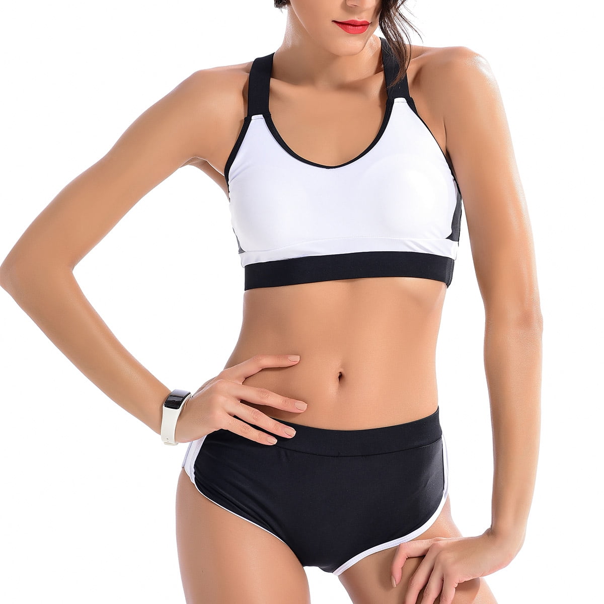 sporty 2 piece swimsuits