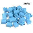 thumbnail image 2 of 30Pcs PCB Mount 3.5mm 5 Pin Socket Stereo Jack Audio Video Connector Blue PJ325, 2 of 4