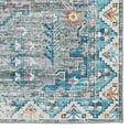 thumbnail image 5 of Linon Home Décor Washable Barron Area Rug or Runner Collection, Gray and Green, 3' x 5', 5 of 8