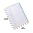 thumbnail image 2 of YIMWNYI Clear Plastic Binder File Folders with 3-Ring System, Transparent Loose-leaf Folder for Home and Office Organization, Lightweight & Portable, Durable Storage for Documents, 2 of 5
