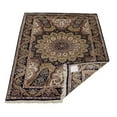 thumbnail image 4 of Rugsotic Carpets Hand Knotted Isfahan, Oriental Wool Area Rug, Blue, 8'x10', 4 of 5
