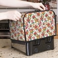thumbnail image 7 of Sikiie Pineapple Flower Toaster Covers 2 Slice Dustproof Toaster Cover Bread Machine Cover, Dustproof Cover - 11.4" x 7.5" x 7.9", 7 of 7