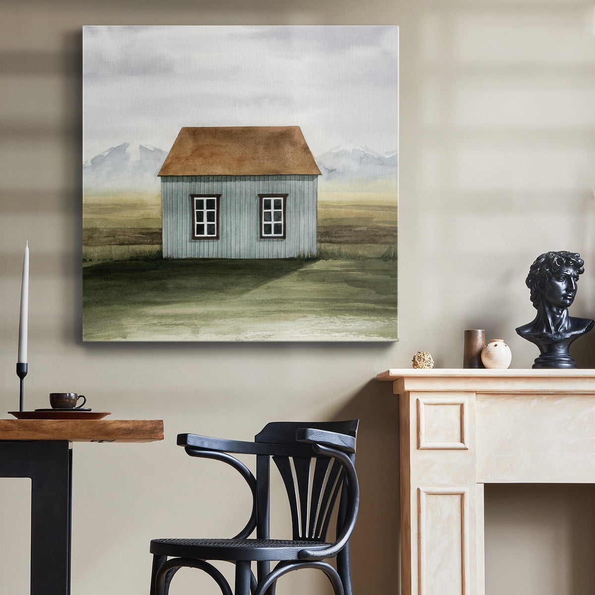 Wexford Home Nordic Cottage I-Premium Gallery Wrapped Canvas, 40" x 40" - Ready to Hang