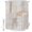 Gray, variant on Small Stall Shower Curtain 48x72 Inch Narrow Half Size Beige Abstract Bath Curtains Bathroom Decor, Modern Gradient Mottled Vintage Stripes Waterproof Fabric Shower Curtain Set with Hooks 48 Inch