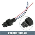 thumbnail image 5 of Unique Bargains 3157 Bulb Socket Harness for LED Bulbs Turn Signal Lights Brake Tail Lights Male Connector (Set of 2), 5 of 6