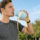 thumbnail image 5 of Botella de agua de 880 ml con forma de calabaza, correa ajustable, a prueba de fugas, plástico de grado alimenticio, gran capacidad para deportes al aire libre, senderismo, gimnasio, ciclismo, 5 of 7
