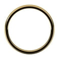 thumbnail image 2 of 14k Yellow Gold Half Round 3mm Comfort-fit Lightweight Half Round Comfort-Fit Light Band Size 11.5 Ring for Women and Me, 2 of 2