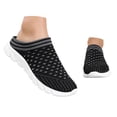 thumbnail image 3 of YLYL Women Knit Mules Chunky Heel Slip on Arch Support Breathable Mesh Comfortable Casual Walking Shoes, 3 of 9