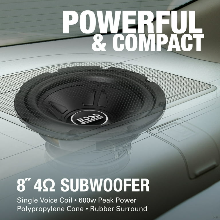 Free Shipping! Boss Audio Systems 8 inch Car Subwoofer 600W Max