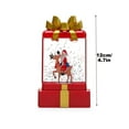 thumbnail image 3 of Christmas Gift Box Shaped Snow Globe, Sparking Snow Globe with LED Light, Battery Operated Glitter Globe for Xmas Home Decoration Holiday Party Gift, 3 of 3