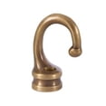 thumbnail image 2 of B&P Lamp® 1 3/8" Nickel Plated Cast Brass Hook, 2 of 2