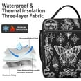 thumbnail image 4 of Premium Insulated Goth Lunch Box for Men & - Reusable Lunch Bag with,Hour Temperature Retention, Compact & Lightweight Design for Office, Work, Picnic, Travel - Durable Lunch Tote for Adults., 4 of 5