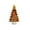 B, variant on yulier Clearance Crystal Glass Mini Christmas Tree Christmas Decorations Small Tabletop Christmas Tree Figurine with Star Topper Christmas Party Gifts