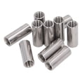 thumbnail image 2 of Écrous d'Accouplement Ronds, 10PCS Filetage Femelle Antirouille Raccord Écrou Brillant pour la Réparation de Pipeline, 2 of 8
