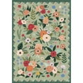 thumbnail image 5 of BERTHMEER 5'x7' Area Rugs for Living Room Kitchen Bedroom Rugs Non Slip Washable Floral Vintage Green Carpets Oriental Flower Office Dorm Dining Room Throw Rugs, Multicolor, 5 of 7
