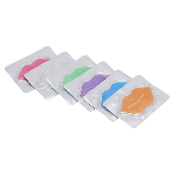 Almohadilla De Gel Para El Cuidado De Los Labios De Cristal, Nutrición 18 Piezas Eliminación De La Piel Muerta Antiarrugas Mascarilla De Labios De Cristal De Colágeno