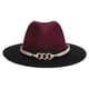 thumbnail image 2 of Sombrero Fedora Fernando Sombrero de fieltro estilo Retro bicolor, 2 of 8