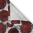 thumbnail image 4 of Ambesonne Abstract Valance Pack of 2, Swirling Brush Streaks, 54"X12", Maroon Grey, 4 of 5