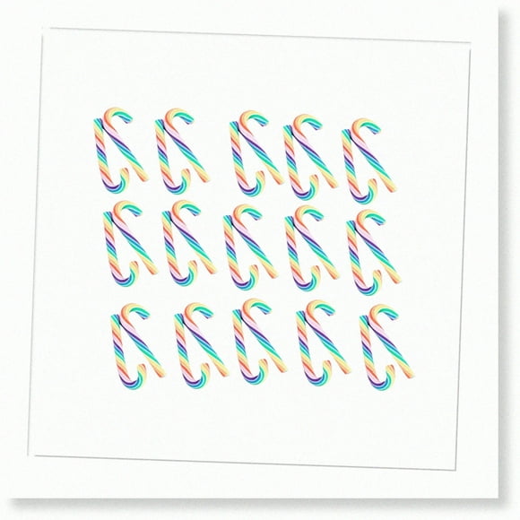 Sucettes en Argile Canne de Bonbon Arc-en-Ciel - Embellissements de Scrapbooking pour Téléphone, Mini Cabochons pour Décoration, 90 Pcs