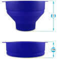 thumbnail image 4 of High Temperature Resistant Collapsible Silicone Popcorn Bowl, 4 of 4